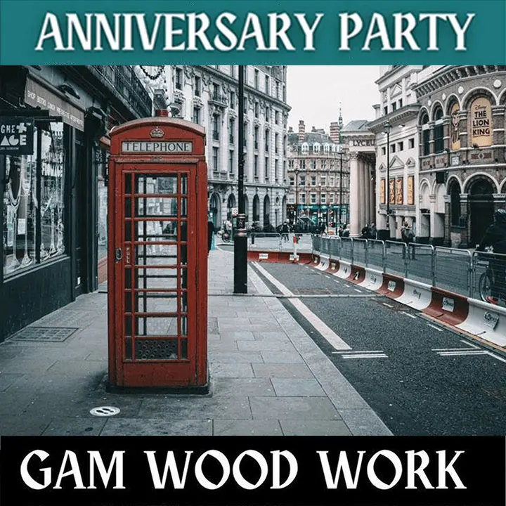 9TH ANNIVERSARY PARTY GAM WOOD WORK